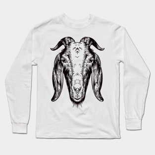 Head of the goat Long Sleeve T-Shirt